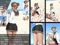【+All】『理想の彼女を3DCGで作ります』から生まれたバーチャルアイドル「一ノ瀬廻里(いちのせめぐり)」のJK風写真集:JKのジャケット|エロ同人