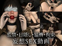 監禁・目隠し・猿轡・拘束 妄想SEX動画のジャケット|エロ同人